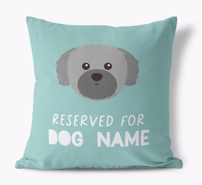 Reserved For: Personalised {breedFullName} Canvas Cushion